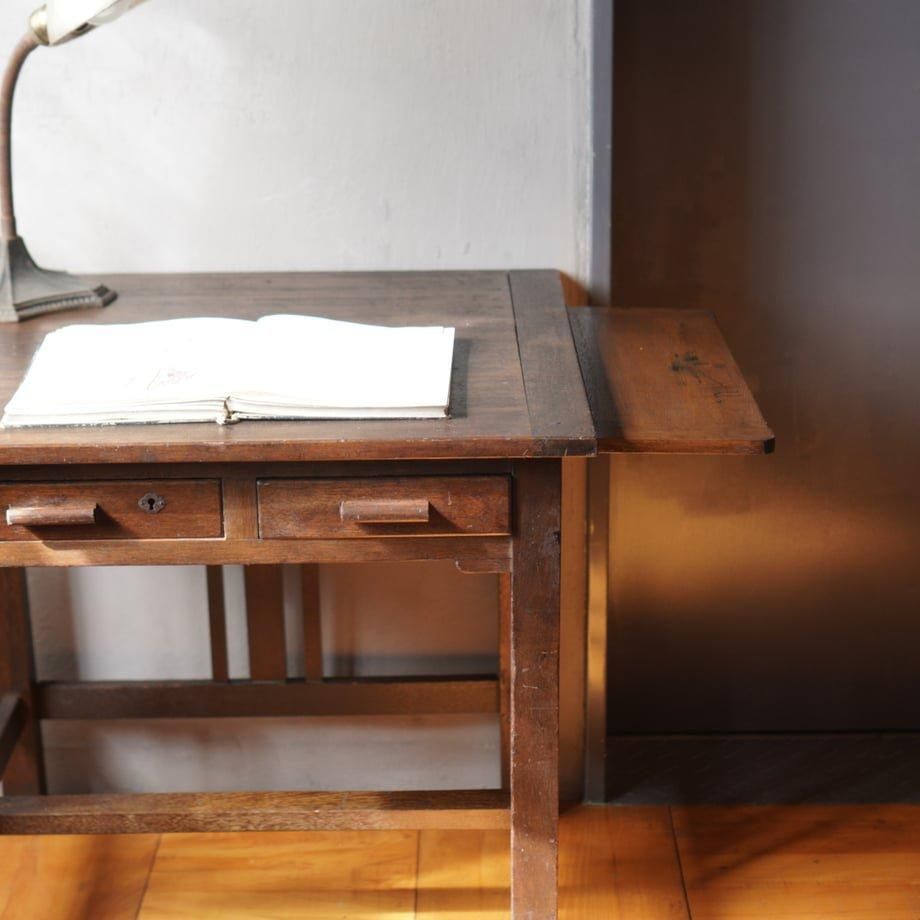 ヴィンテージ 大正昭和期 木製デスク 書斎机
