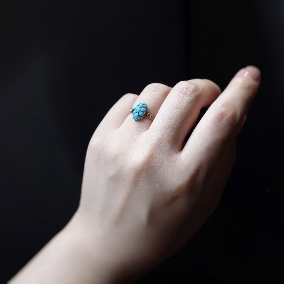 Victorian 18K/Diamond Antique Ring（ヴィクトリアン 18K