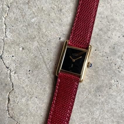 国内老舗ベルトメーカー別注 CARTIER MUST TANK （カルティエ マスト
