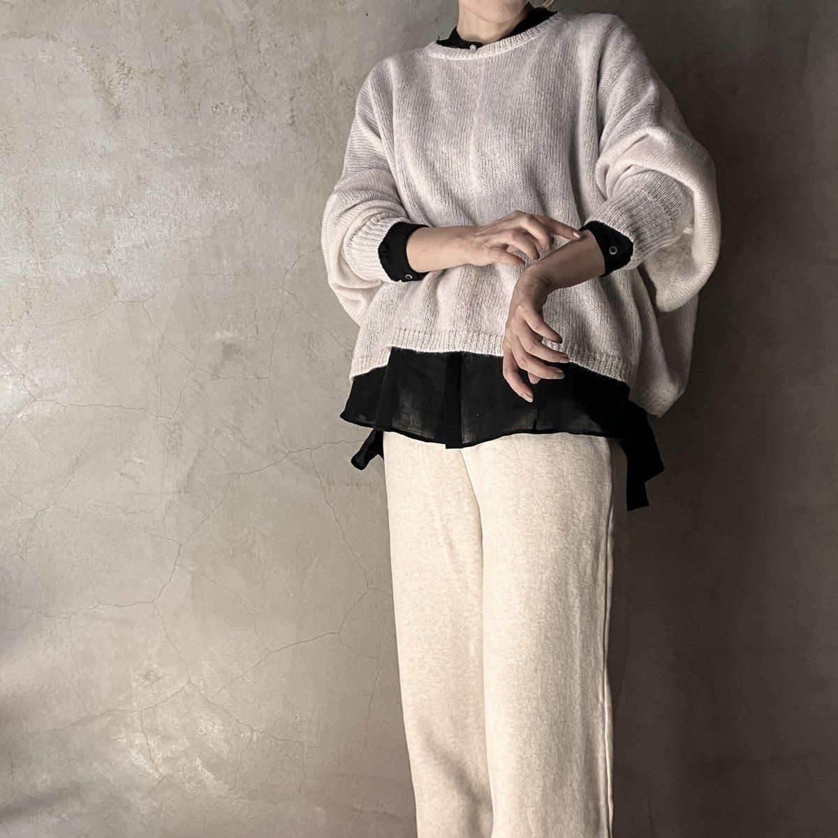 suzuki takayuki alpaca knitted cape（スズキタカユキ アルパカ