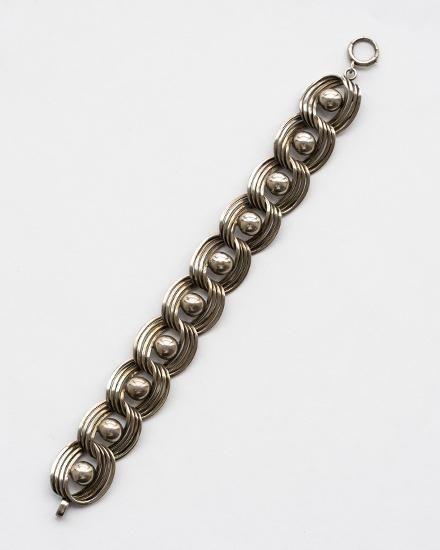 VINTAGE】50-70s Vintage Mexican Spiral Link Bracelet 