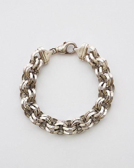 VINTAGE】 Vintage Taxco Mexican Silver Chain Bracelet
