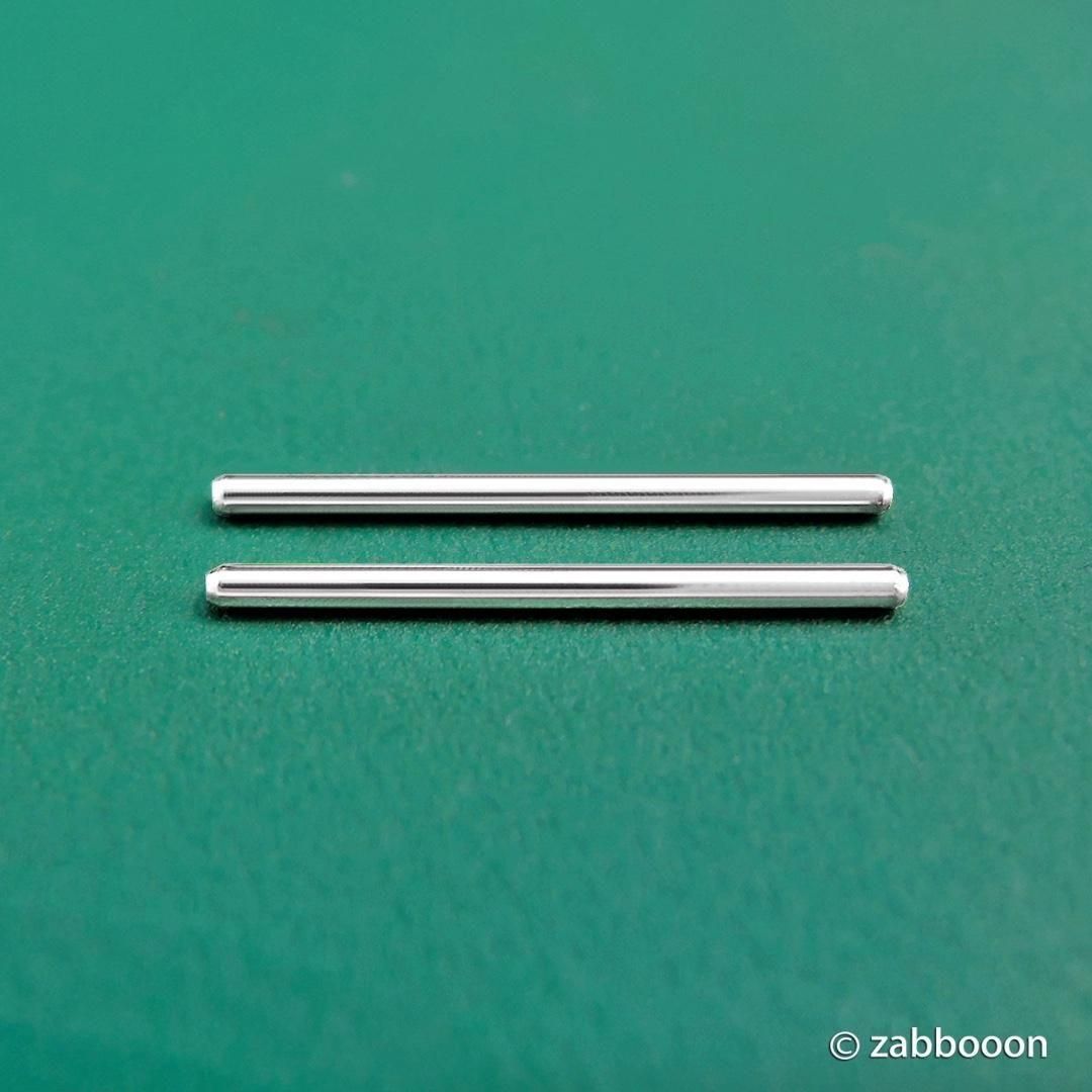 ロレックス用 クラスプ板 接続ピン【高品質スイス製】純正形状 2本入り