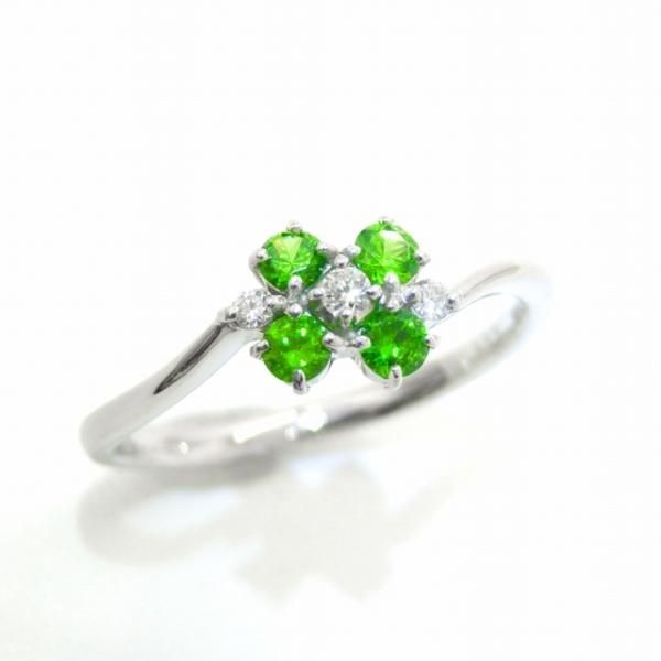 デマントイドガーネット ダイヤモンドリング DTG 0.23ct D 0.04ct