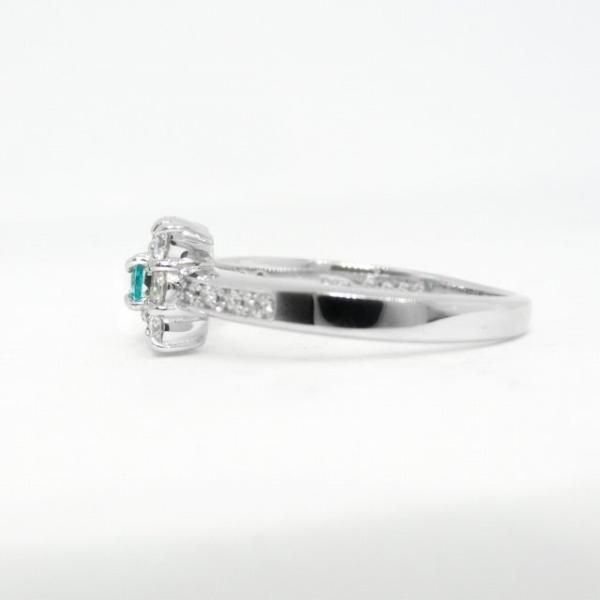 ブラジル産 パライバトルマリン ダイヤモンドリング PA 0.052ct D 0.40