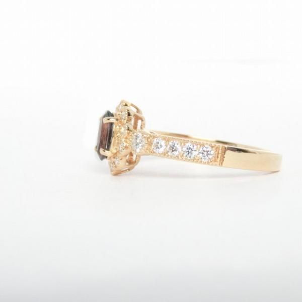 ブラジル産アレキサンドライト ダイヤモンドリング AX 0.42ct D 0.3ct