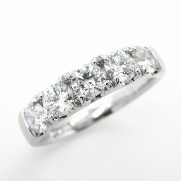 D-IF-3EX ダイヤモンドハーフエタニティリング D 1.20ct Pt950 GIA鑑定