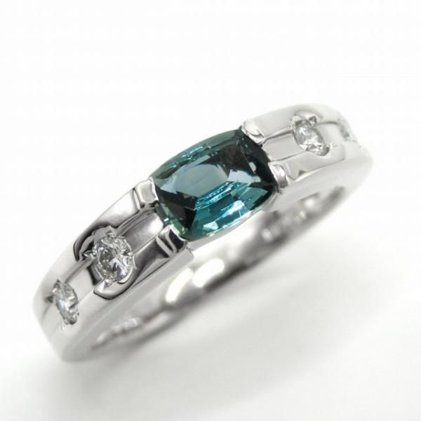 アレキサンドライト ダイヤモンドリング AX 0.48ct D 0.16ct Pt900