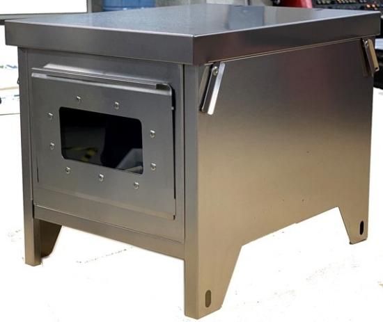 笑'sFD薪ストーブ 焚き火の箱【受注生産】 『All Titanium-easy neo