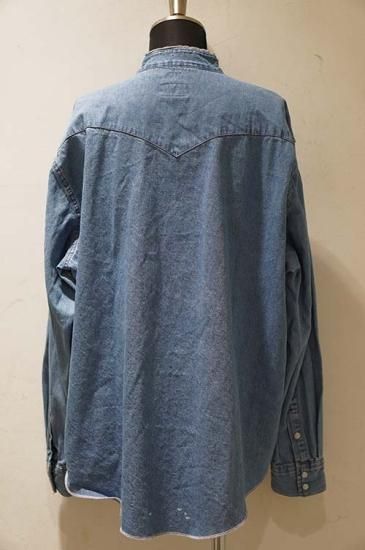 CHANGES（チェンジーズ） REMAKE PAINT STAND COLLAR WESTARN SHIRTS
