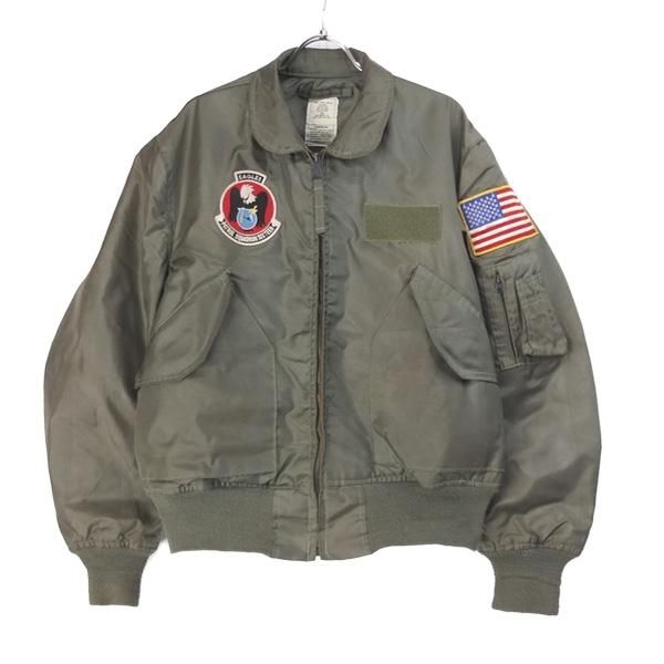 フライトジャケット CWU-36/P LARGE VP-16 パッチ 米軍 1987年実物