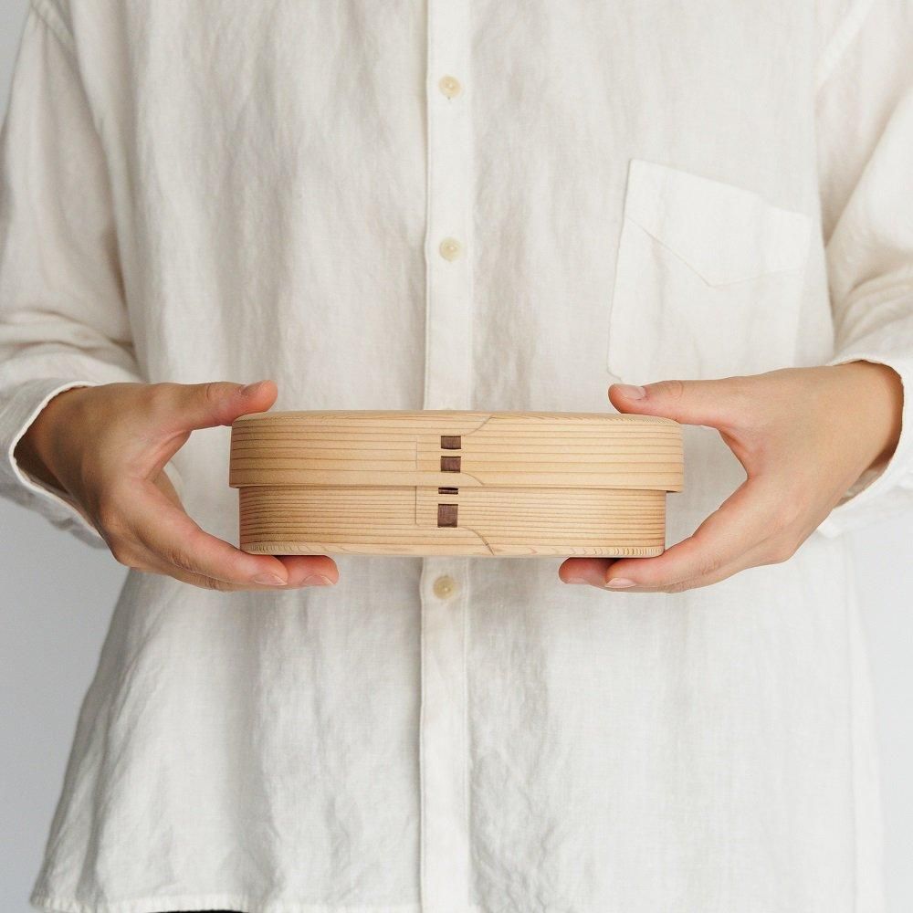 柴田慶信商店 曲げわっぱ 長手弁当箱 (小・中・大) - katakana