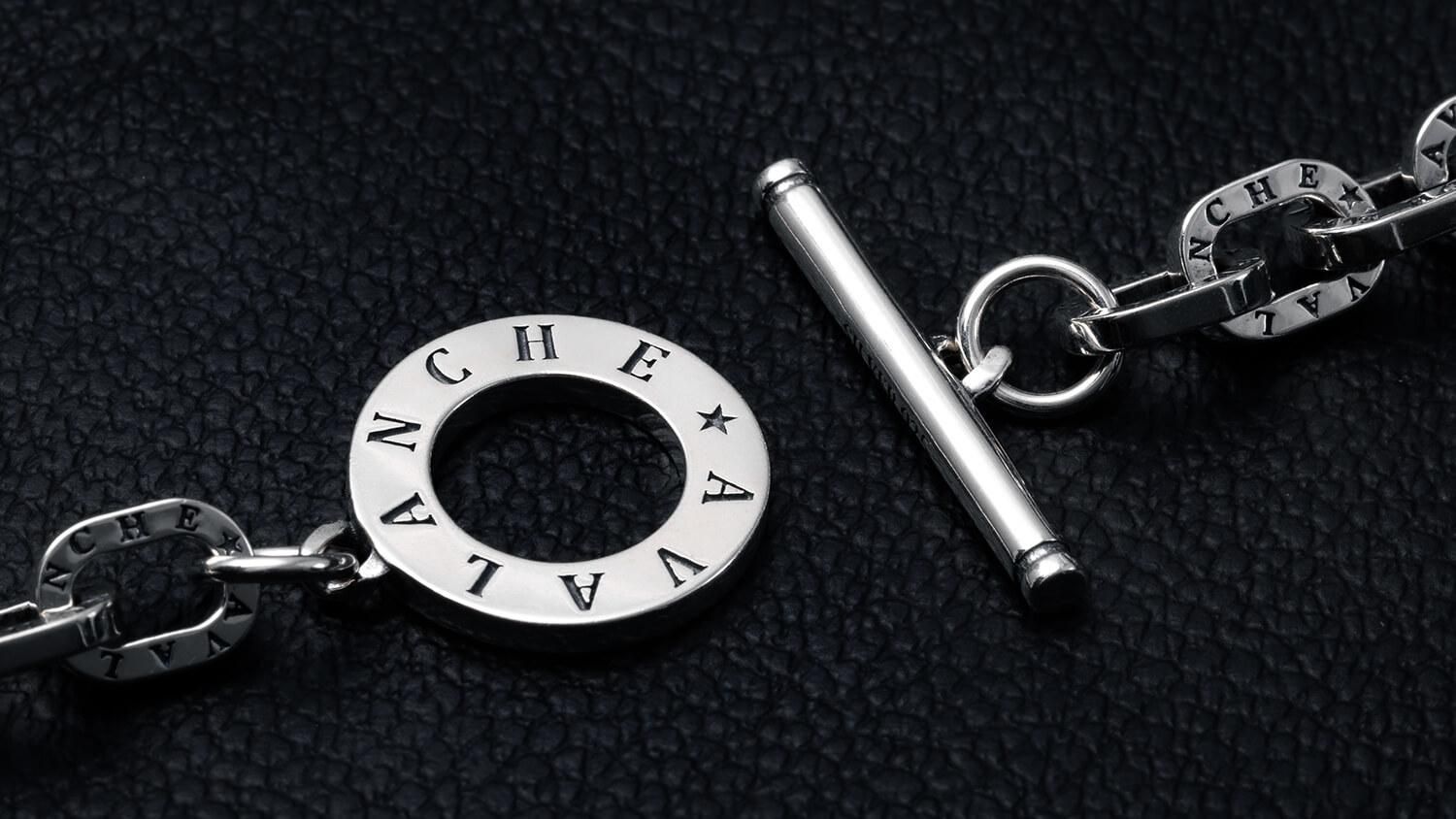 アヴァランチシグネチャー フラットアンカー シルバー ブレスレット 幅