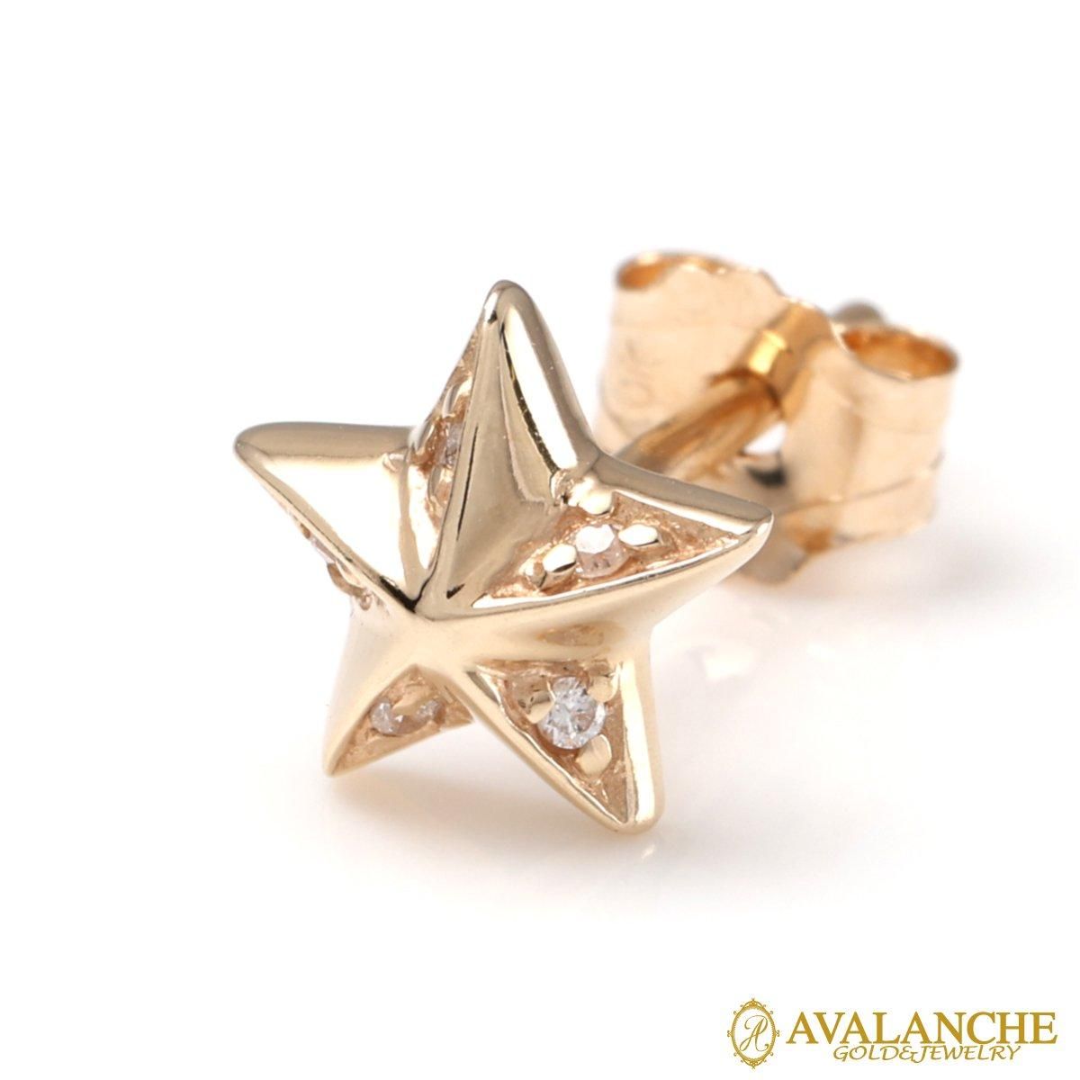 ダイヤモンド 10K イエローゴールド ピアス 4-11026-01 - AVALANCHE