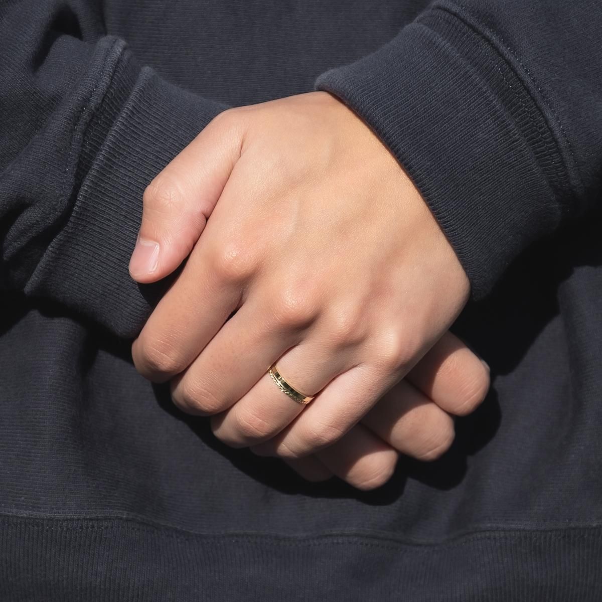 10K イエローゴールド リング 5号-25号 DH154-30 - AVALANCHE OFFICIAL