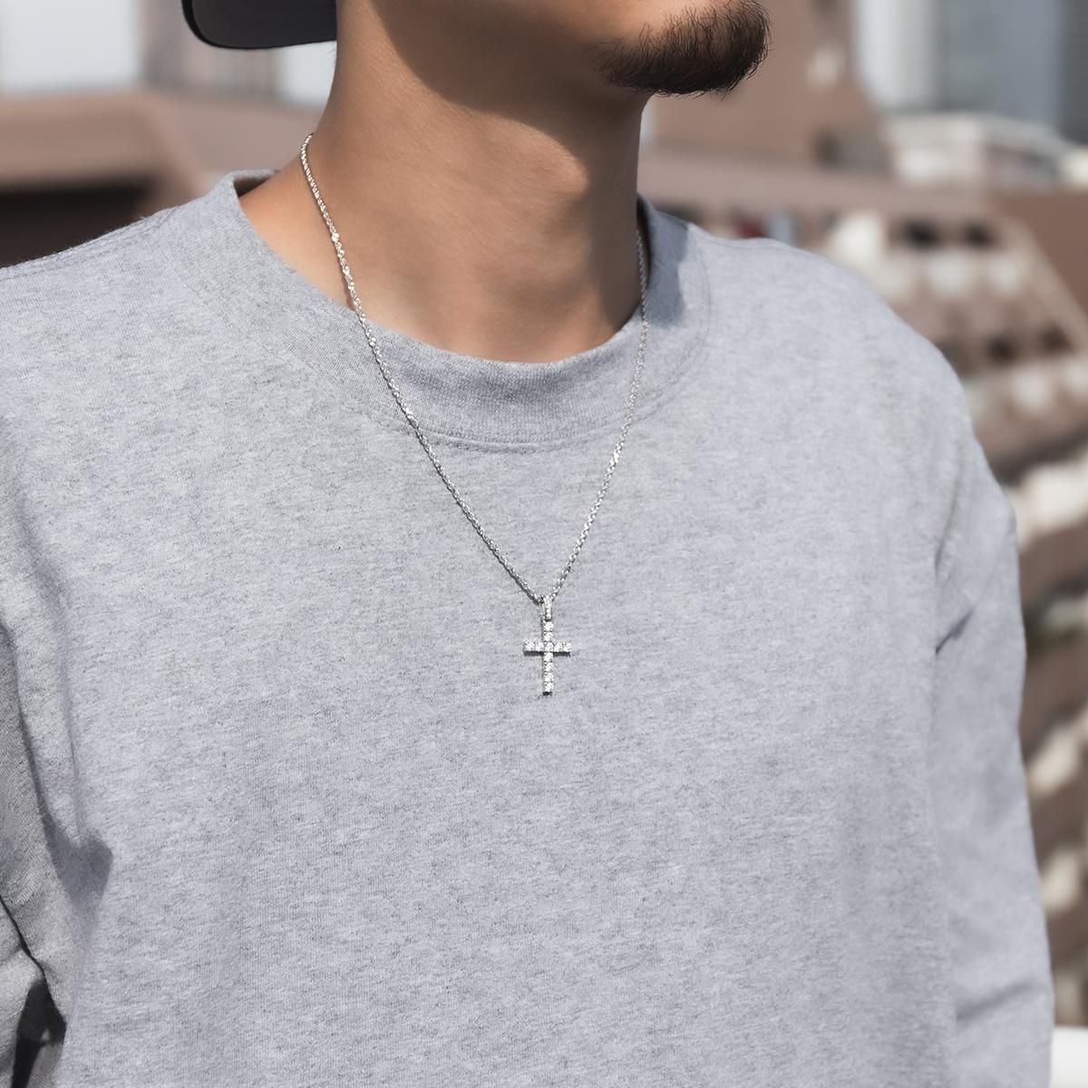 10K ホワイトゴールド ペンダント Mサイズ 3-14331-02 - AVALANCHE