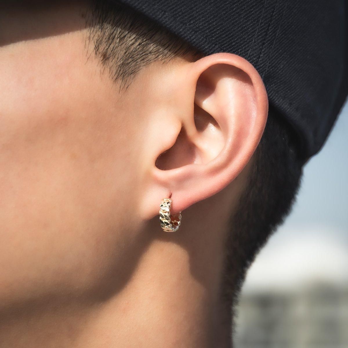 10K イエローゴールド マイアミピアス 13mm - AVALANCHE OFFICIAL STORE