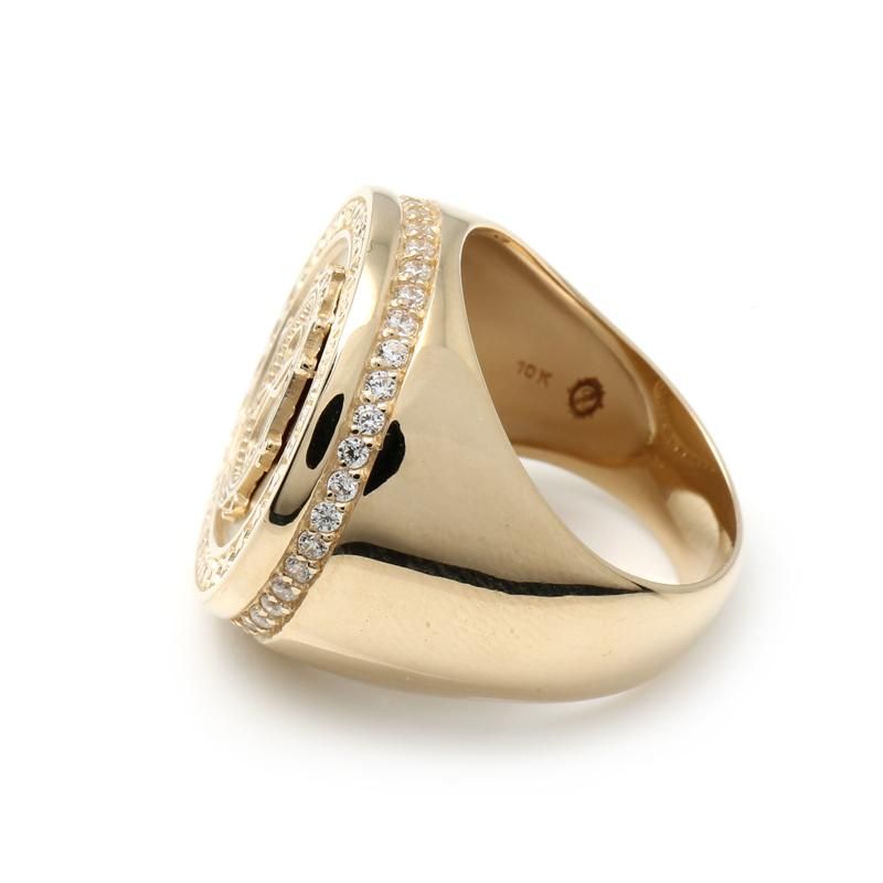 10K イエローゴールド リング 13号-25号 - AVALANCHE OFFICIAL STORE