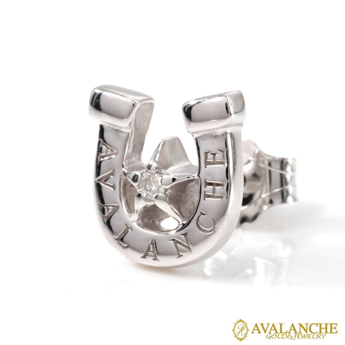 ダイヤモンド 10K ホワイトゴールド ピアス 4-10687-03 - AVALANCHE