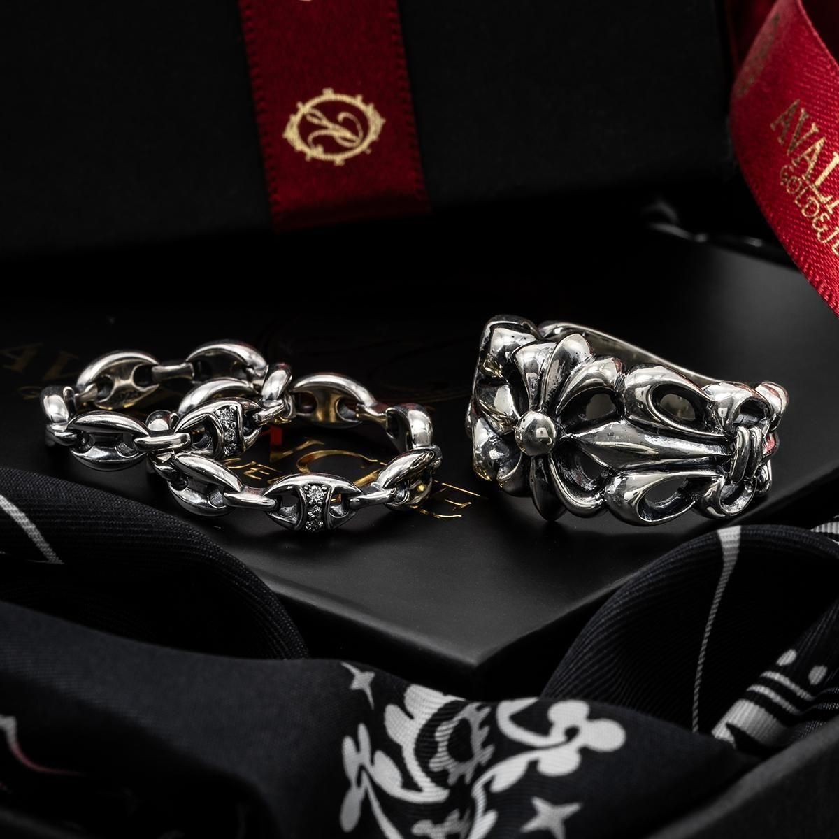 シルバー リング 17号-25号 いぶし加工 JK-3534 - AVALANCHE OFFICIAL