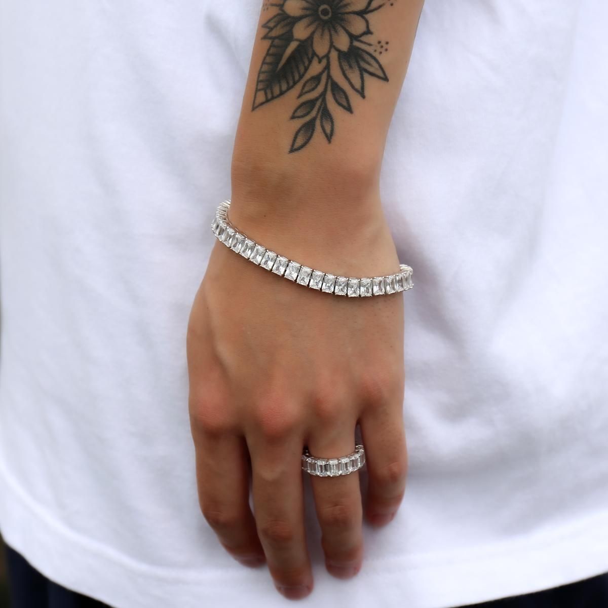 シルバー テニスブレスレット 幅7mm 19cm-20cm - AVALANCHE OFFICIAL STORE