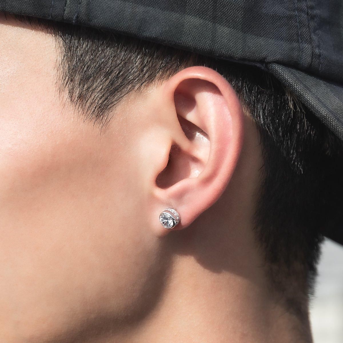 10K ホワイトゴールド ピアス 4mm-6mm - AVALANCHE OFFICIAL STORE