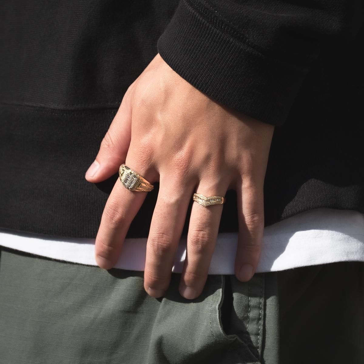 ダイヤモンド 10K イエローゴールド リング 22号 - AVALANCHE OFFICIAL