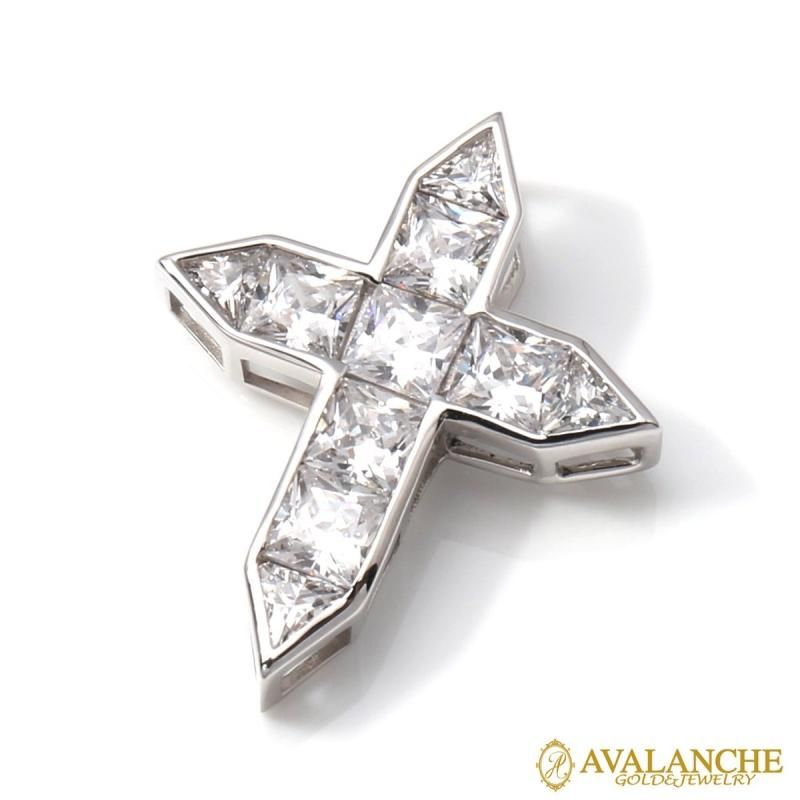 10K ホワイトゴールド ピアス 13mm - AVALANCHE OFFICIAL STORE