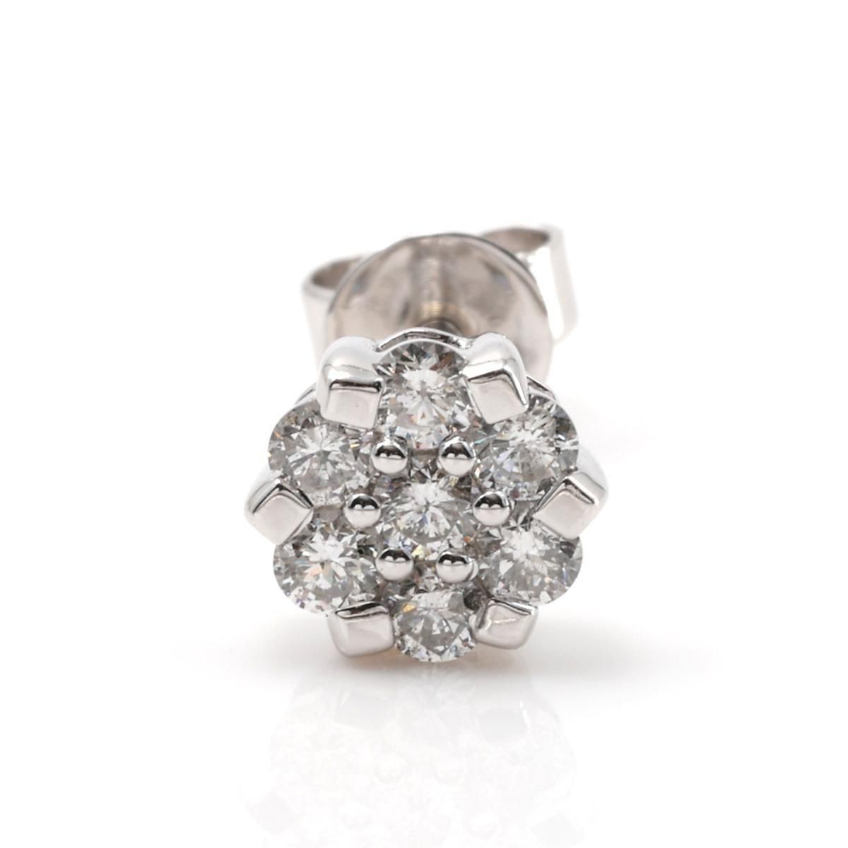 ダイヤモンド 10K ホワイトゴールド ピアス A0126840-WG - AVALANCHE