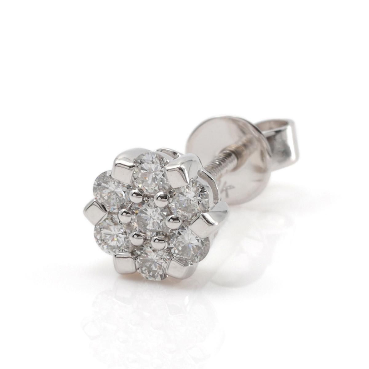 ダイヤモンド 10K ホワイトゴールド ピアス A0126840-WG - AVALANCHE