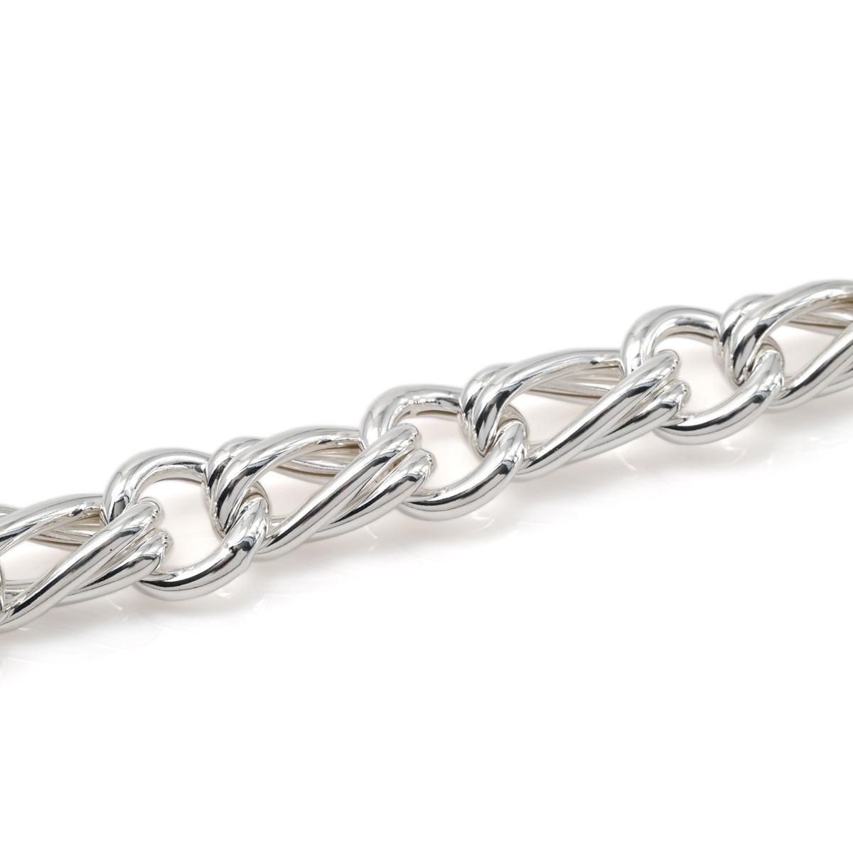 シルバー ブレスレット 幅11mm 19cm-23cm GIU727-SS - AVALANCHE