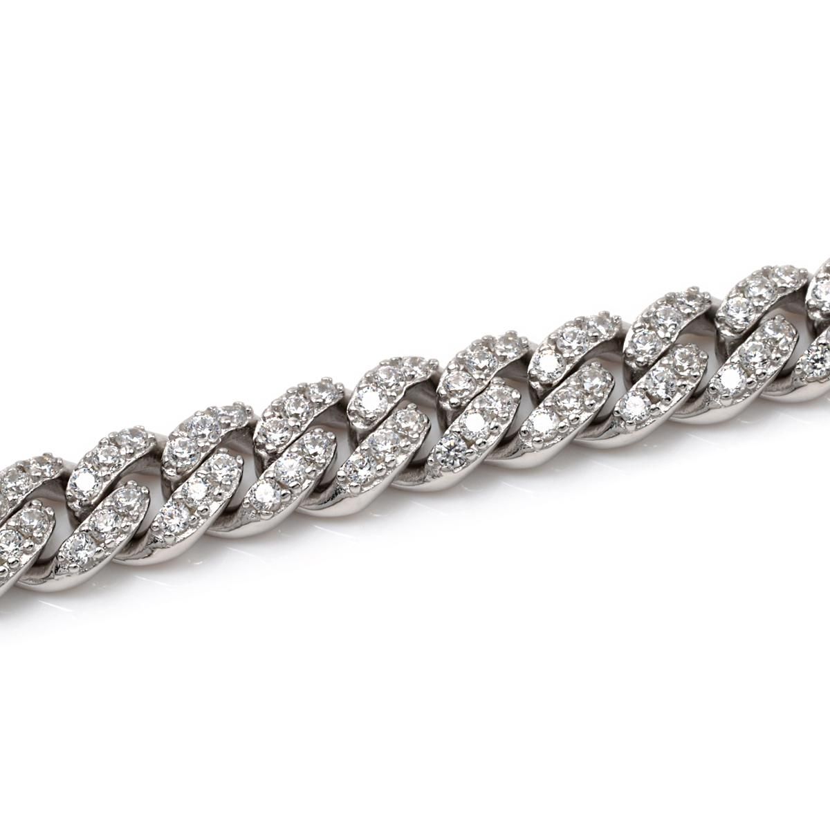 シルバー マイアミネックレス 幅6mm 45cm-55cm AGZC-6 - AVALANCHE