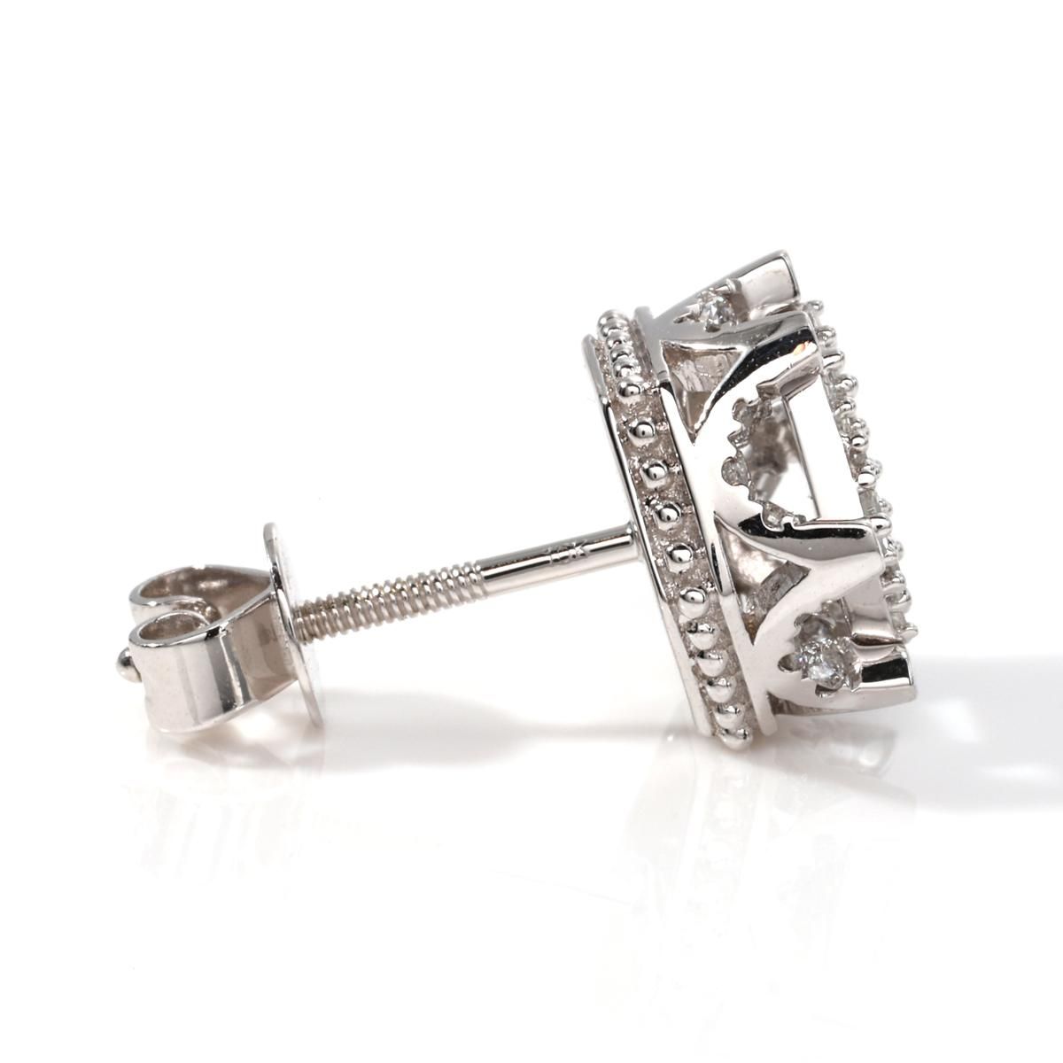 ダイヤモンド 10K ホワイトゴールド ピアス A0128186-WG - AVALANCHE