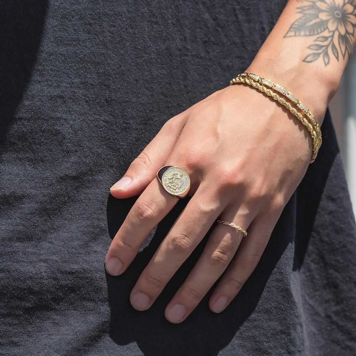 10K イエローゴールド リング 22号 - AVALANCHE OFFICIAL STORE