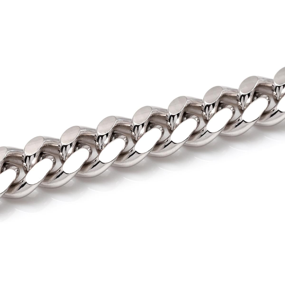 シルバー マイアミネックレス 幅7.2mm 45cm-60cm A200KMDO2