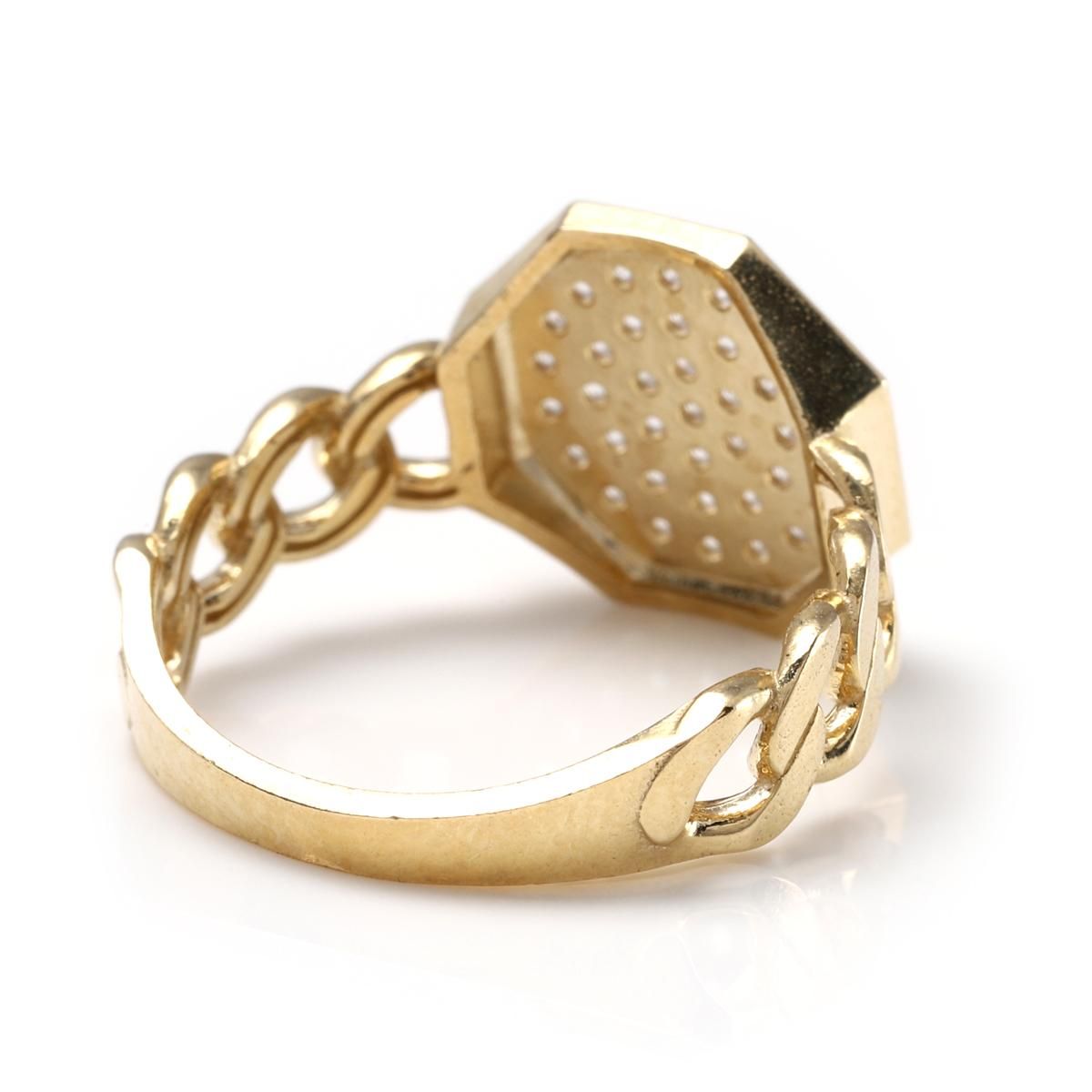 10K イエローゴールド リング 13号 DR-271 - AVALANCHE OFFICIAL STORE