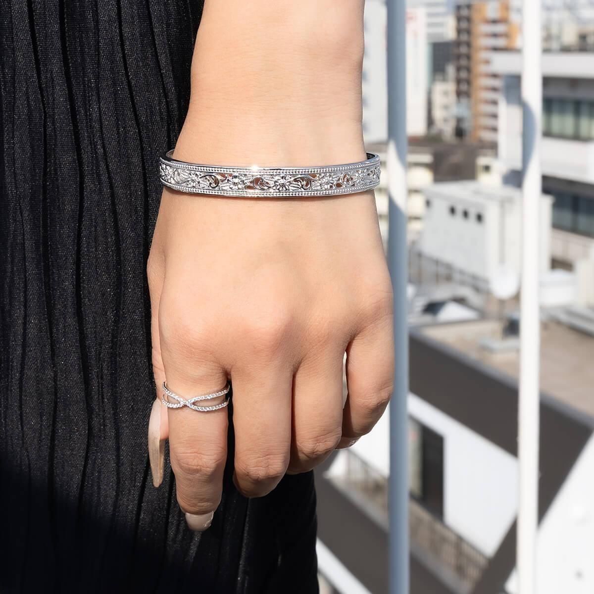 シルバー バングル 幅8.5mm 18cm BL-250-L - AVALANCHE OFFICIAL STORE