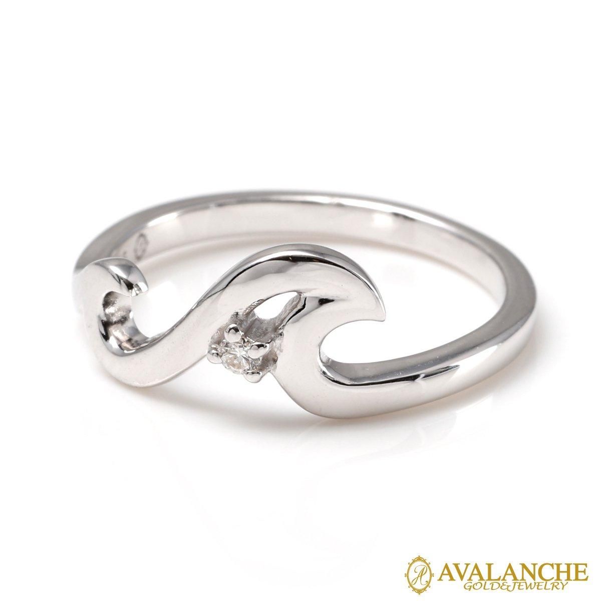 ダイヤモンド シルバー リング 7号-11号 1-10948-02 - AVALANCHE