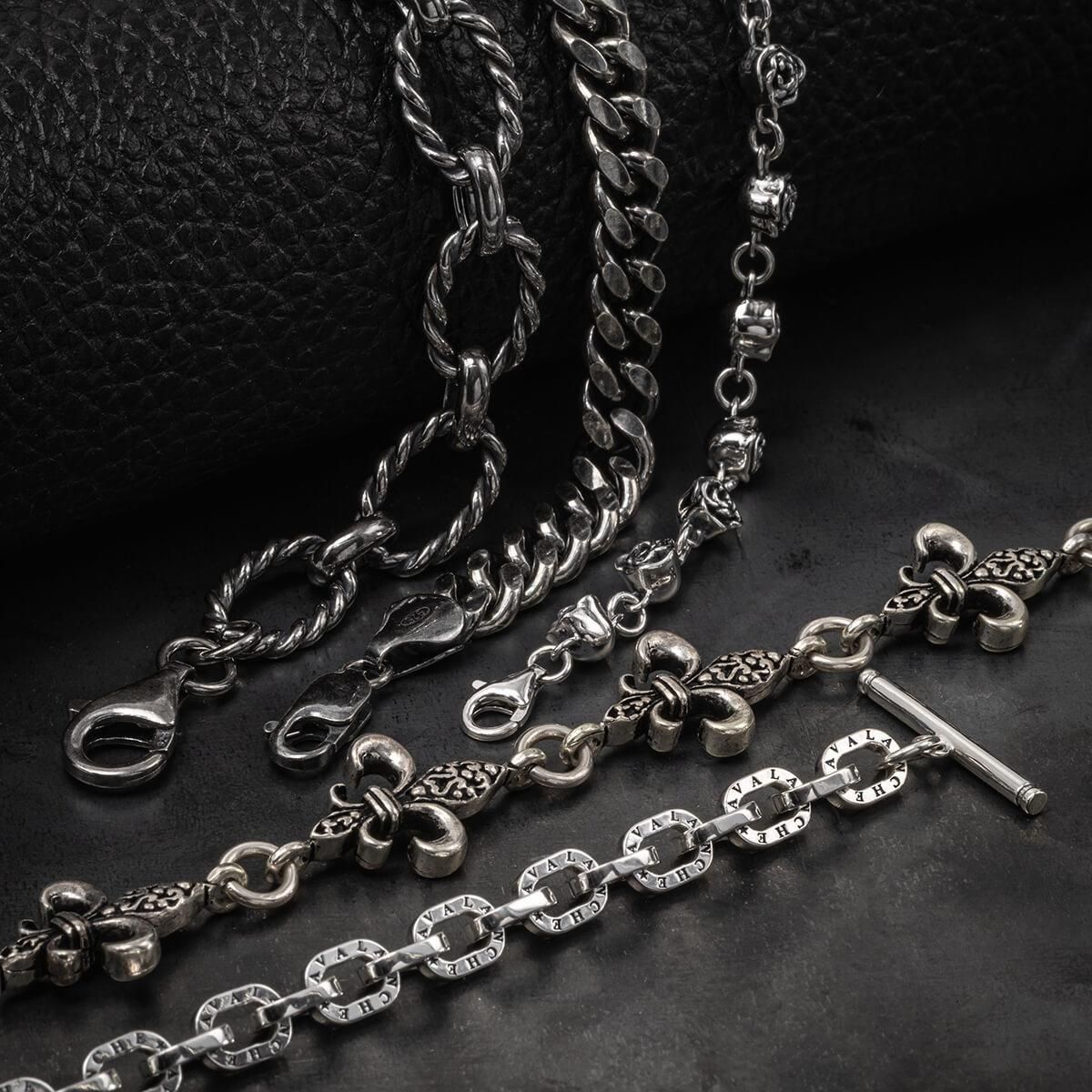 アヴァランチシグネチャー フラットアンカー シルバー ブレスレット 幅