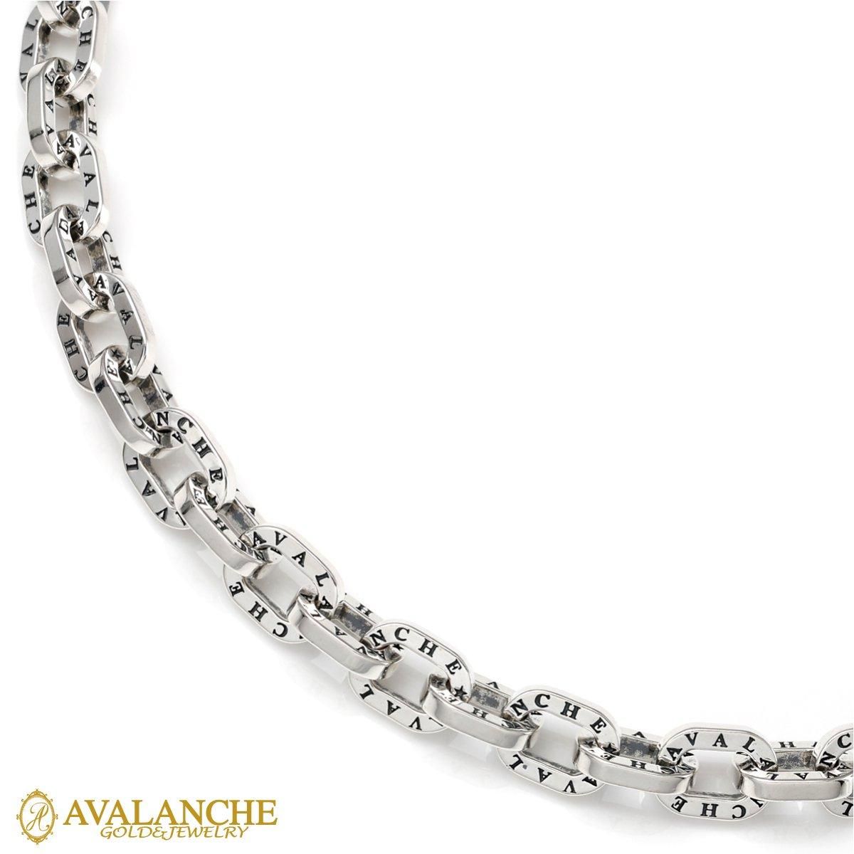 アヴァランチシグネチャー フラットアンカー シルバー ネックレス 幅