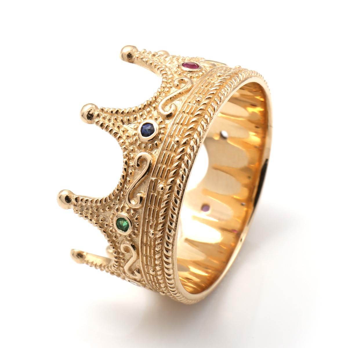 ダイヤモンド 10K イエローゴールド リング 11号-21号 - AVALANCHE