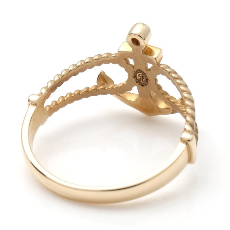 ダイヤモンド 10K イエローゴールド リング 7号-11号 1-10571-01