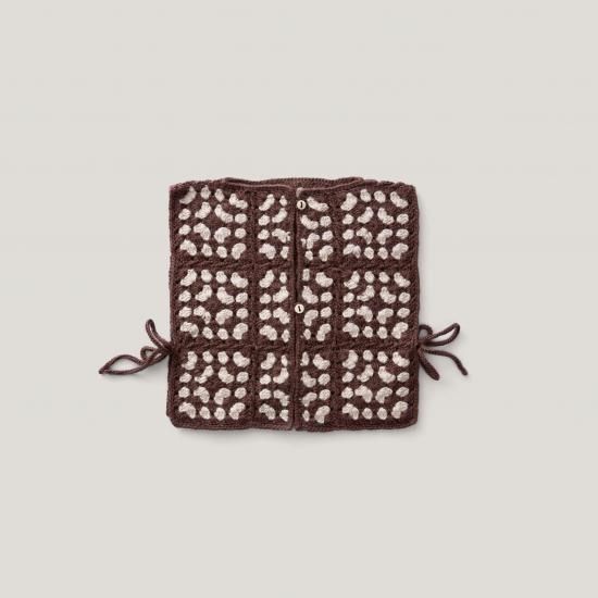 SOOR PLOOM Squares Smock - Prune - LILY SOURIRE 子供服セレクトショップ