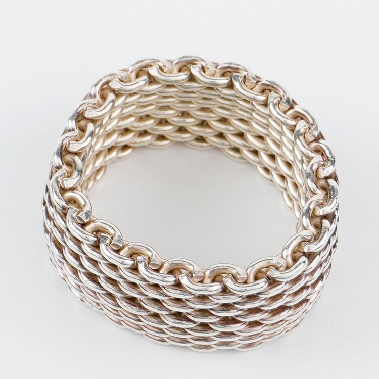 サマセットメッシュリング シルバー ヴィンテージ|ティファニー