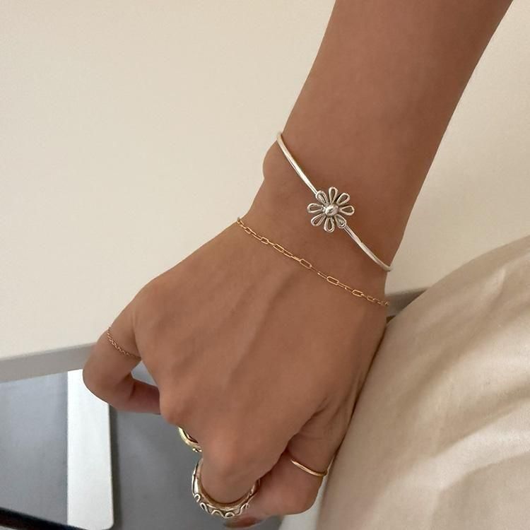 ☆在庫一掃☆【ティファニー】デイジー フラワー バングル 1098 ☆在庫