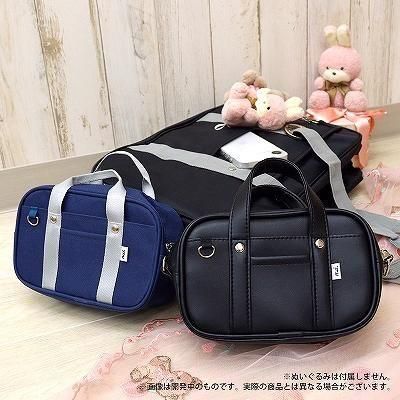 コアデオンラインショップ】nui. スクールバッグ風ポーチ ブラック