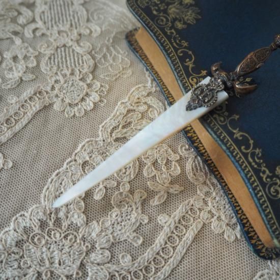 アンティーク ペーパーナイフ | フランス 20世紀初頭 マザーオブパール