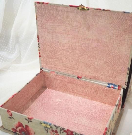 アンティーク カルトナージュ ボックス | フランス スタンド型