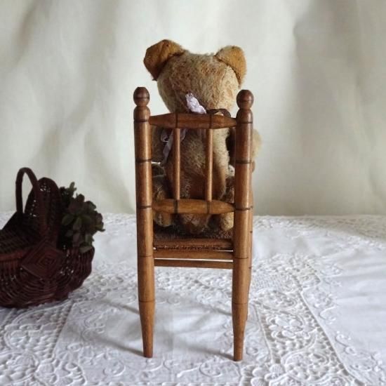 アンティーク ドールチェア | フランス 木製ドールチェア バンブー