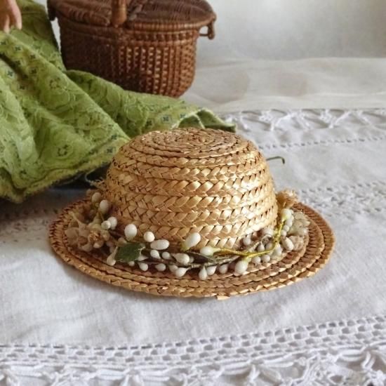 アンティーク ドール 帽子 | フランス ドール用 ストローハット